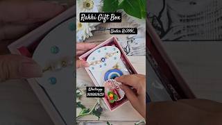 Rakhi Gift Box . customisation available 9999809129 #rakhi #rakshabandhan #gift #hampers #handmade