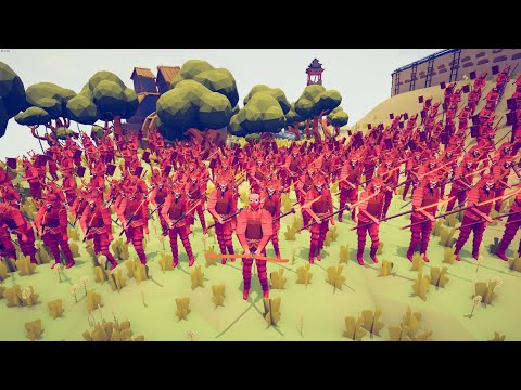CAN 200x IMPERIAL ARMY KILL SAMURAI GENERAL? - Totally Accurate Battle Simulator TABS