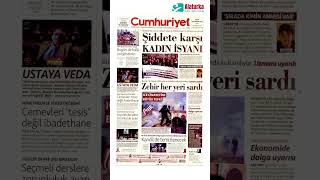 Cumhuriyet Gazetesi 1. Sayfa - 26 Ocak 2026