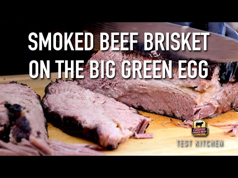 Smoked Beef Brisket on the Big Green Egg