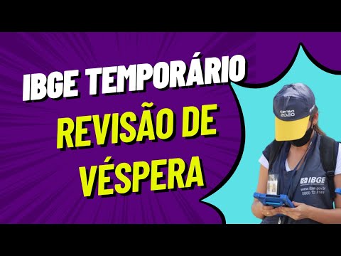 REVISÃO DE VÉSPERA - CONCURSO IBGE - PORTUGUÊS, GEOGRAFIA, RACIOCÍNIO LÓGICO E CÓDIGO DE ÉTICA