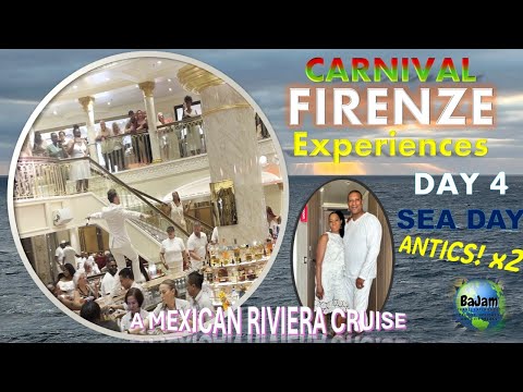 Thumbnail for Carnival FIRENZE Experiences | CRUISE Vlog DAY 4 - SEA DAY Antics x2 #mexicanriviera #cruise#firenze