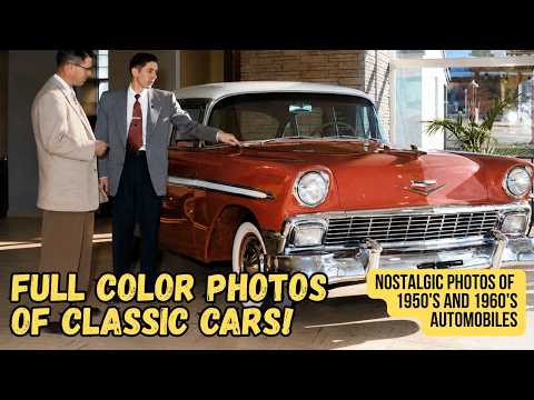 Thumbnail for Rare Full Color Photos of Cars from the 1950s and 1960s, classic vehicles all set to Period Music! by Automobile, Chevrolet, Willys, Oldsmobile, video, WiLL, Car, Vehicle, Truck, vide, video i