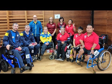 BISFed 2019 Povoa Boccia World Open - Pair BC4 - Pool B - Ukraine v Thailand