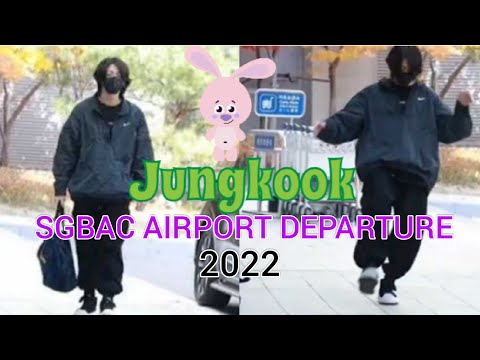 BTS: Jungkook in SGBAC airport departure(151122)..#bts#jungkook#jk#bunny