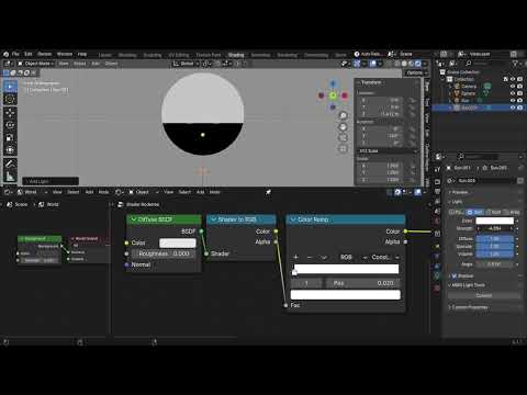 20250212 Toon Shader Shadow Improve #blender #b3d