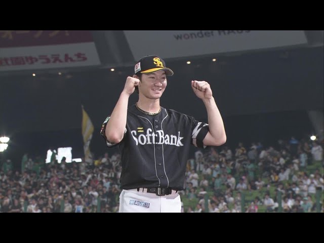 ホークス・正木智也選手ヒーローインタビュー 7月19日 埼玉西武ライオンズ 対 福岡ソフトバンクホークス