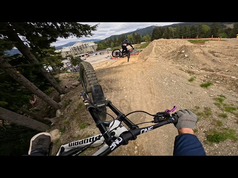 Maybe the most epic conditions I have had in the Whistler Bike Park