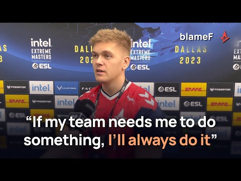 blameF: "I'm totally fine not being an IGL"