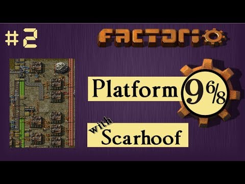 Factorio Multiplayer: Platform 9 6/8 EP 2 - Science! | Train & Belt World, Gameplay, Lets Play