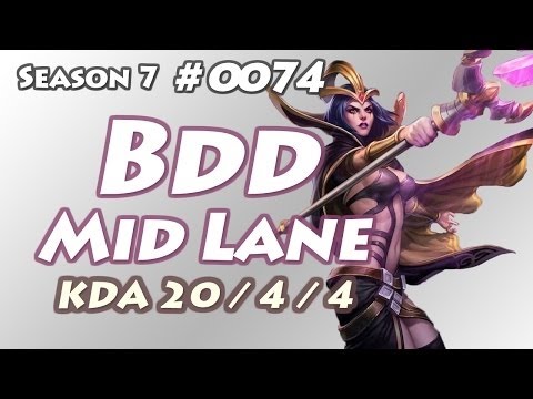 CJ Entus Bdd - LeBlanc vs Zed - KR LOL Challenger 1084LP | 비디디 르블랑