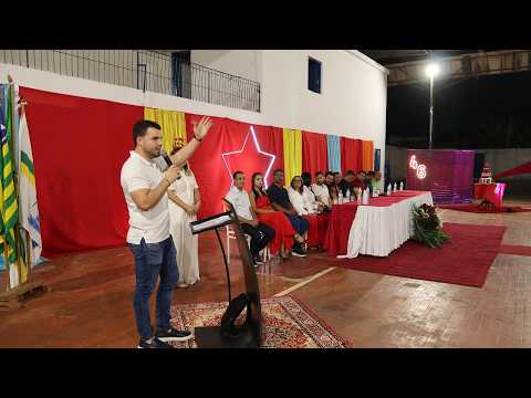 Prefeito de Aroazes Manoel Portela defende reeleição de Lula e Rafael em ato do PT