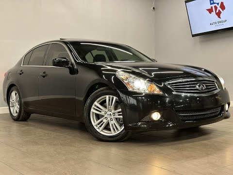 2012 Infiniti G25 Journey FWD Economy Sport Luxury Sedan 218 Horsepower 2.5L V6 - For Sale