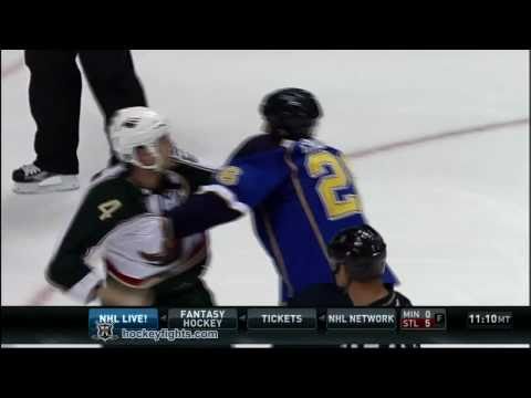 Clayton Stoner vs B.J. Crombeen