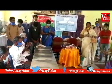 Essential Food Materials Distribution to Gawri Old Age Home by Asha Raaj Shinning Society in Visakhapatnam,Vizag Vision...