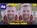 How To UPSCALE VIDEO To 4K In After Effects
