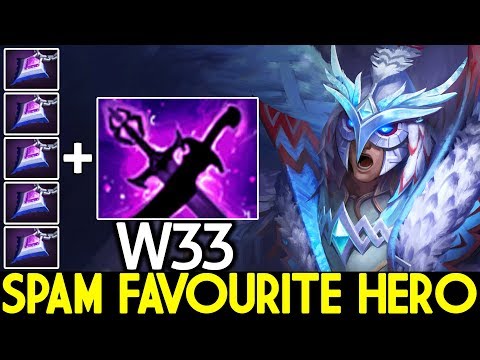 W33 [Skywrath Mage] New Favourite Hero Spam in Solo MMR Pro Gameplay 7.22 Dota 2