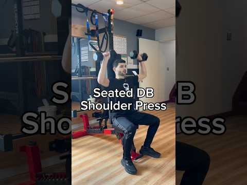 Seated DB Shoulder Press - Exercise Demonstration