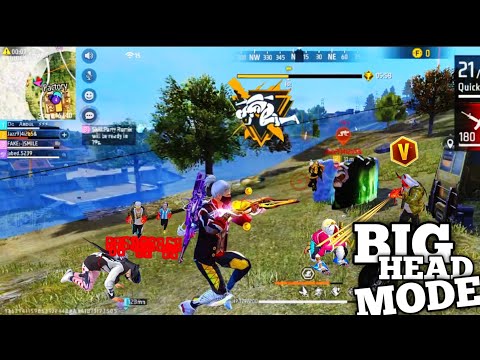 Nobby=Big Head Mode 💪 Mp40+M4A1 headshot ⚡ Rated Kill 🔥|Solo vs squad full Gameplay
