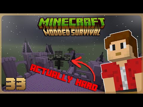 EPIC Wither Battle Fail 😱 | Appleguy's 12 Years of Modded Minecraft Survival!