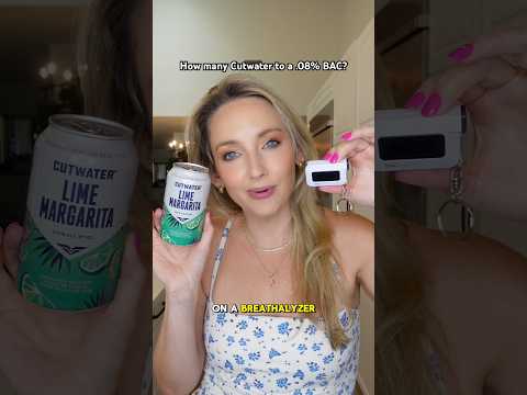 What is in these?? Testing to see how many Cutwaters I have to drink to reach a .08% BAC #cocktails