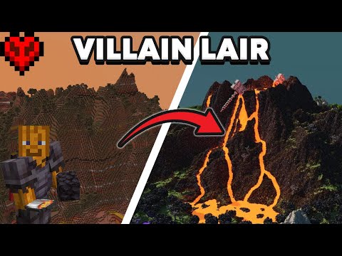 Unbelievable Volcano Detailing in Hardcore Minecraft 🔥