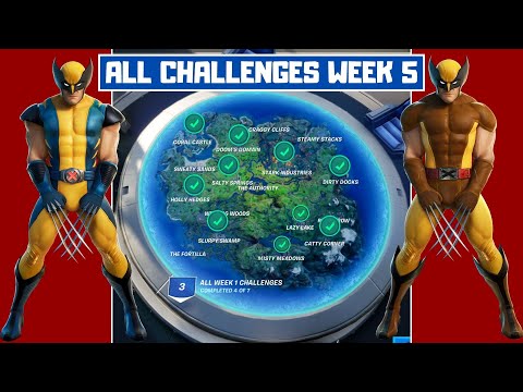 All Week 5 Challenges Guide! - Fortnite Chapter 2 Season 4