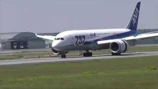 preview picture of video '熊本空港Boeing787着陸と離陸'