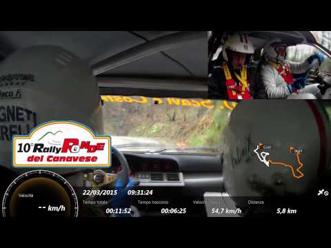 Camera Car 10° Rally Ronde del Canavese - DIACO Francesco - CARENA Diego - Renault Clio Williams N3