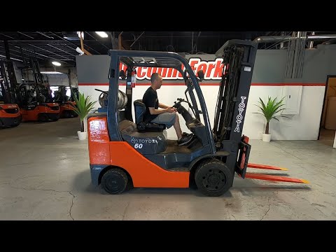 TOYOTA 8-series 8FGCU30 6,000lb LP (Propane) #2337 - Forklift for Sale