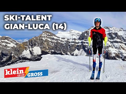 Skifahren hat Gian-Lucas (14) im Blut! | Klein gegen Groß