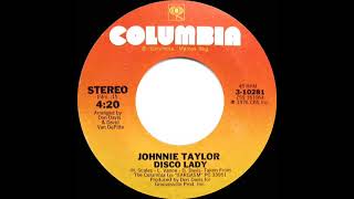 1976 HITS ARCHIVE: Disco Lady - Johnnie Taylor (a #1 record--stereo 45)