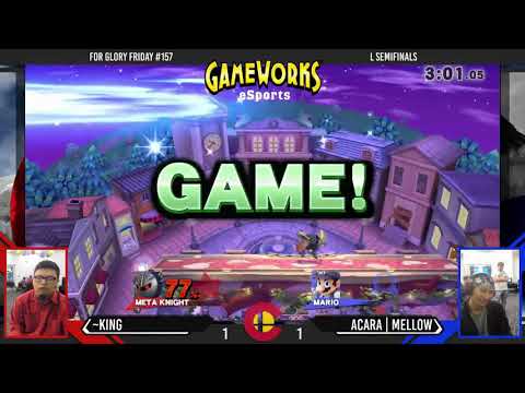 For Glory Friday #157 - ~King (Luigi, Meta Knight) Vs. AcaRa|Mellow (Mario) - Losers Semifinals