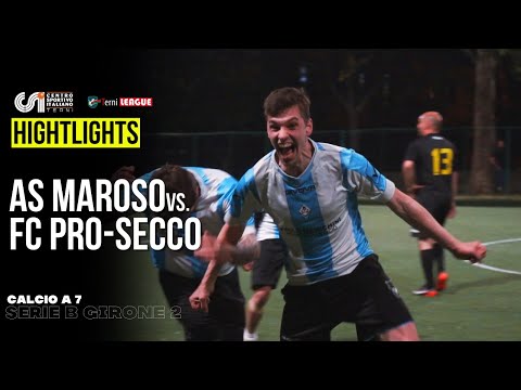 AS Maroso - FC Pro-Secco (Calcio a 7)
