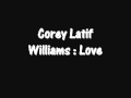 Corey Latif Williams - Love 