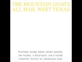 The Mountain Goats - Balance