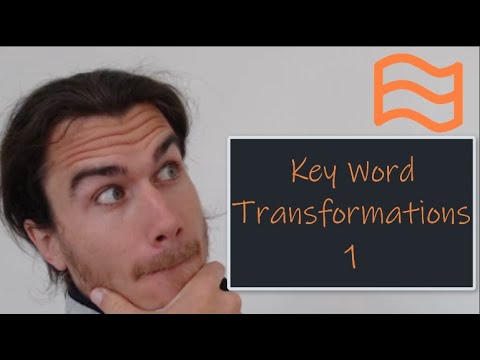 Key word transformations exercises | Episode 1