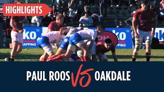 Rugby - Paul Roos vs Oakdale Landbou - ABSA Wildeklawer - 27 April 2026