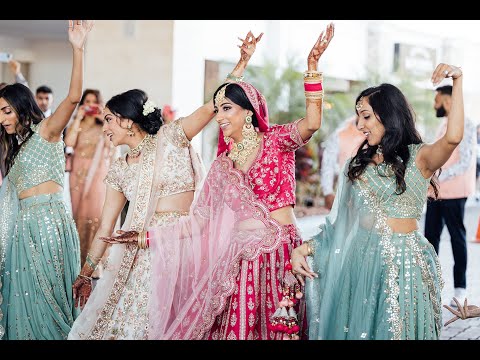 My Surprise Baraat Dance | Manisha & Akaash | #TheSethis