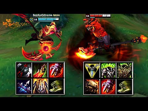 KAYN vs NASUS FULL BUILD FIGHTS & Best Moments!