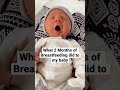 What 2 Months Of Breastfeeding Did To My Baby Shorts