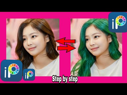 HOW TO CHANGE HAIR COLOR IN IBISPAINT prt.2||step by step|| easy