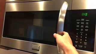 How to turn off beeping sound on a Frigidaire Microwave model FGMV175QFA