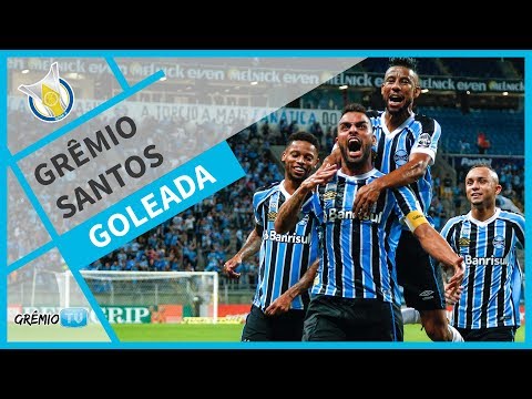 [GOLS] Grêmio 5x1 Santos (Brasileirão 2018)  l GrêmioTV