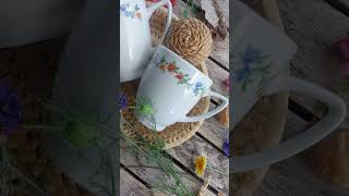 LEA hrnek 390 ml, květinová girlanda, Thun 1794