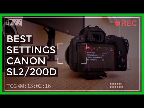 Best Settings for Canon EOS SL2/200D
