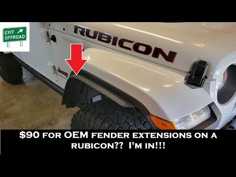 $90 for OEM Fender Flare Extensions on a Jeep Rubicon?? I'm in!!!