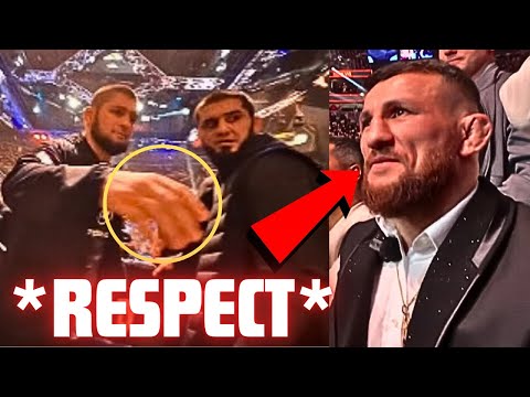 Islam Makhachev And Khabib Meets Merab Dvalishvili At UFC 324 (UNSEEN VIDEO)