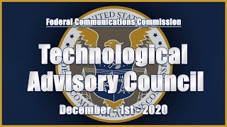 Technological Advisory Council - December 2020