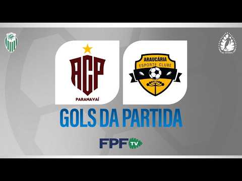 GOLS | PARANAVAÍ 1X2 ARAUCÁRIA | SEGUNDONA SANEPAR 2026 | RODADA 1